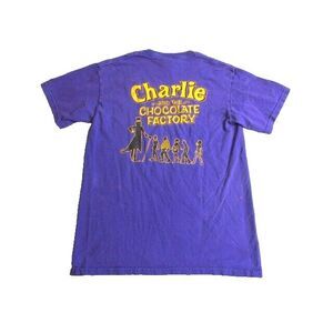 Charlie & The Chocolate Factory Shirt Womens Small Purple Cape Fear Players 2007